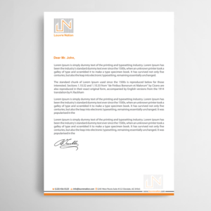 Briefkopf-Design von Infinitive Technology für dieses Projekt | Design: #21550775