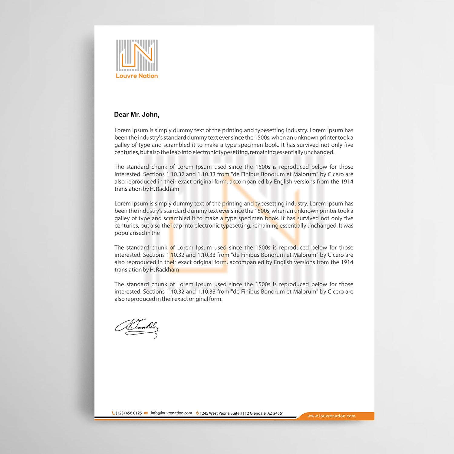 Letterhead Design by Infinitive Technology for this project | Design #21550776