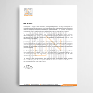 Briefkopf-Design von Infinitive Technology für dieses Projekt | Design: #21550776
