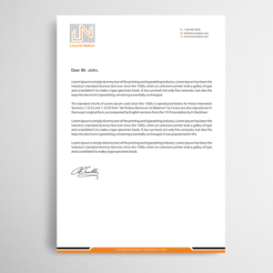 Briefkopf-Design von Infinitive Technology für dieses Projekt | Design: #21550777