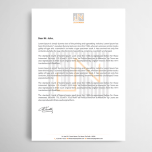 Briefkopf-Design von Infinitive Technology für dieses Projekt | Design: #21550778
