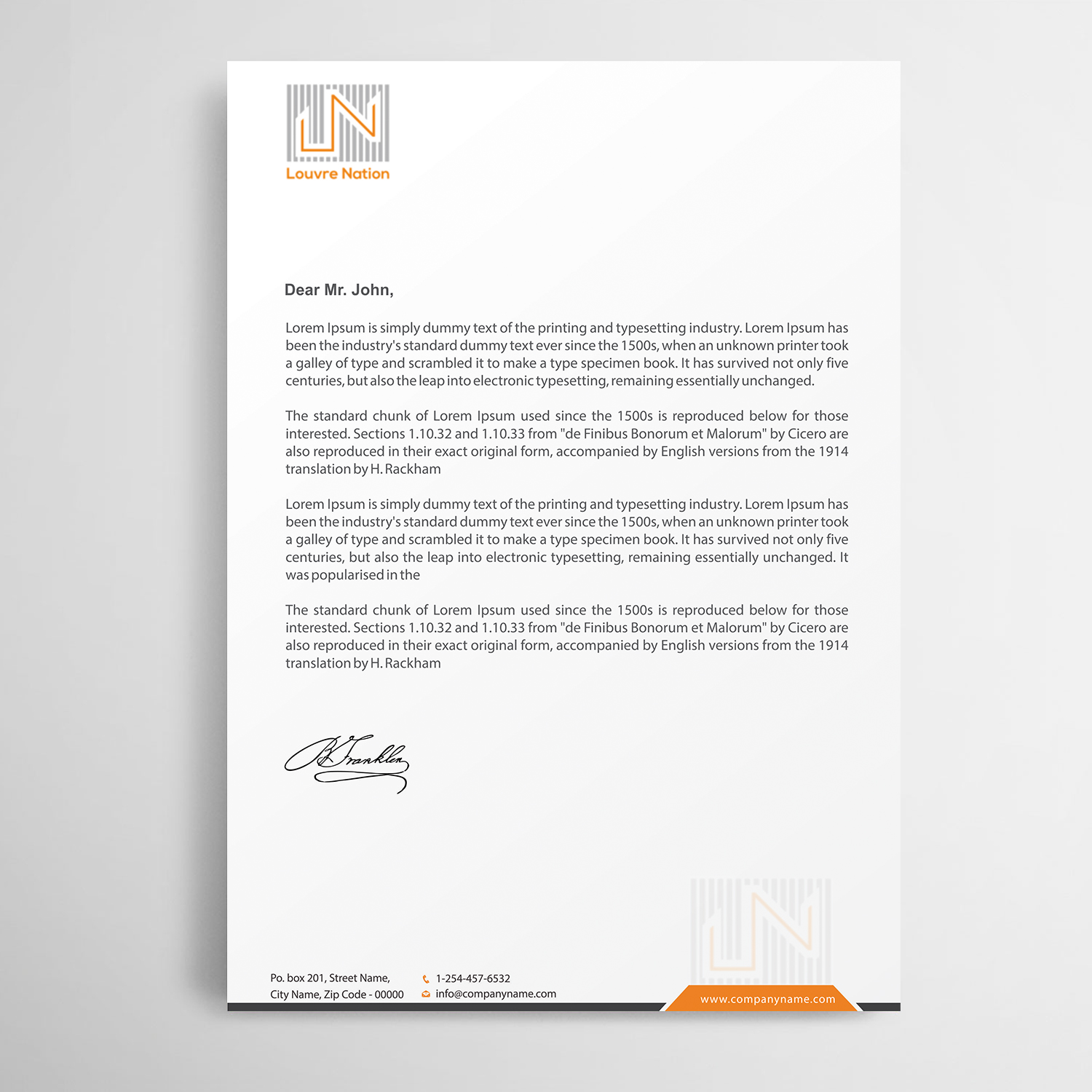 Letterhead Design by Infinitive Technology for this project | Design #21550779