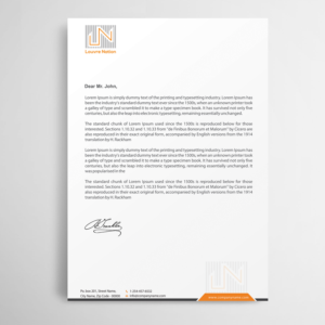 Briefkopf-Design von Infinitive Technology für dieses Projekt | Design: #21550779