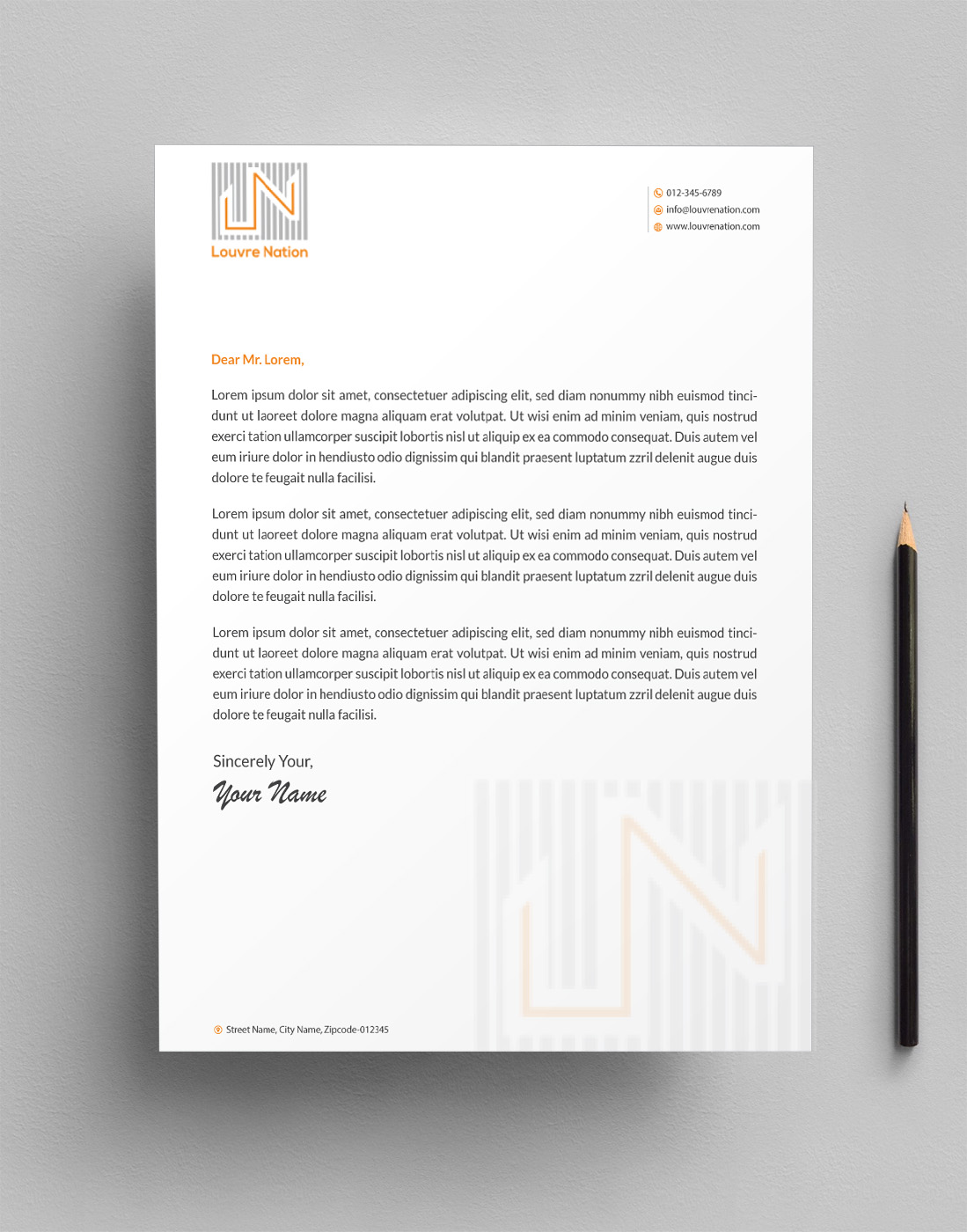 Letterhead Design by Infinitive Technology for this project | Design #21550909