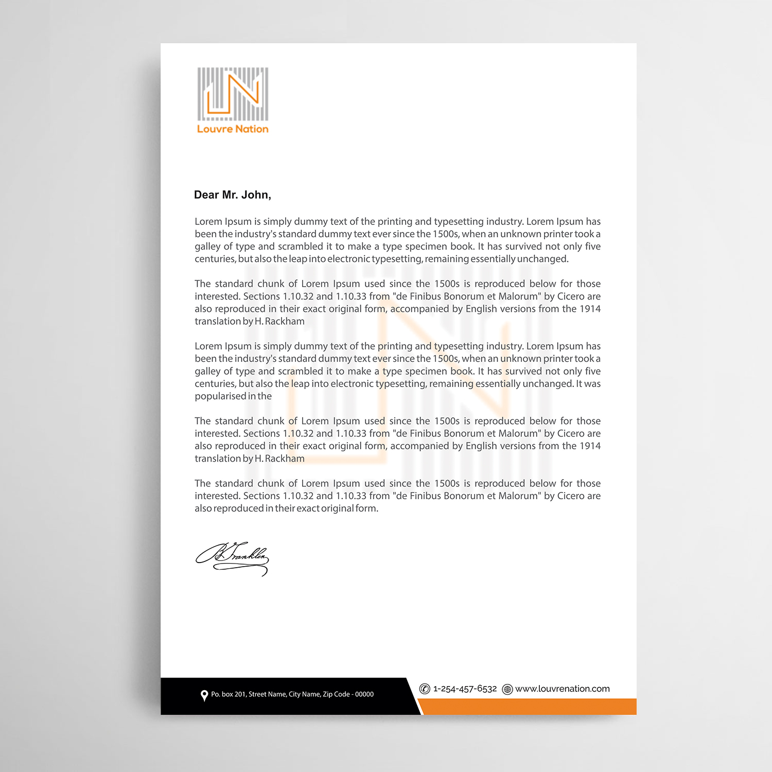 Letterhead Design by Infinitive Technology for this project | Design #21550913