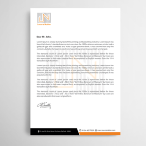 Briefkopf-Design von Infinitive Technology für dieses Projekt | Design: #21550913