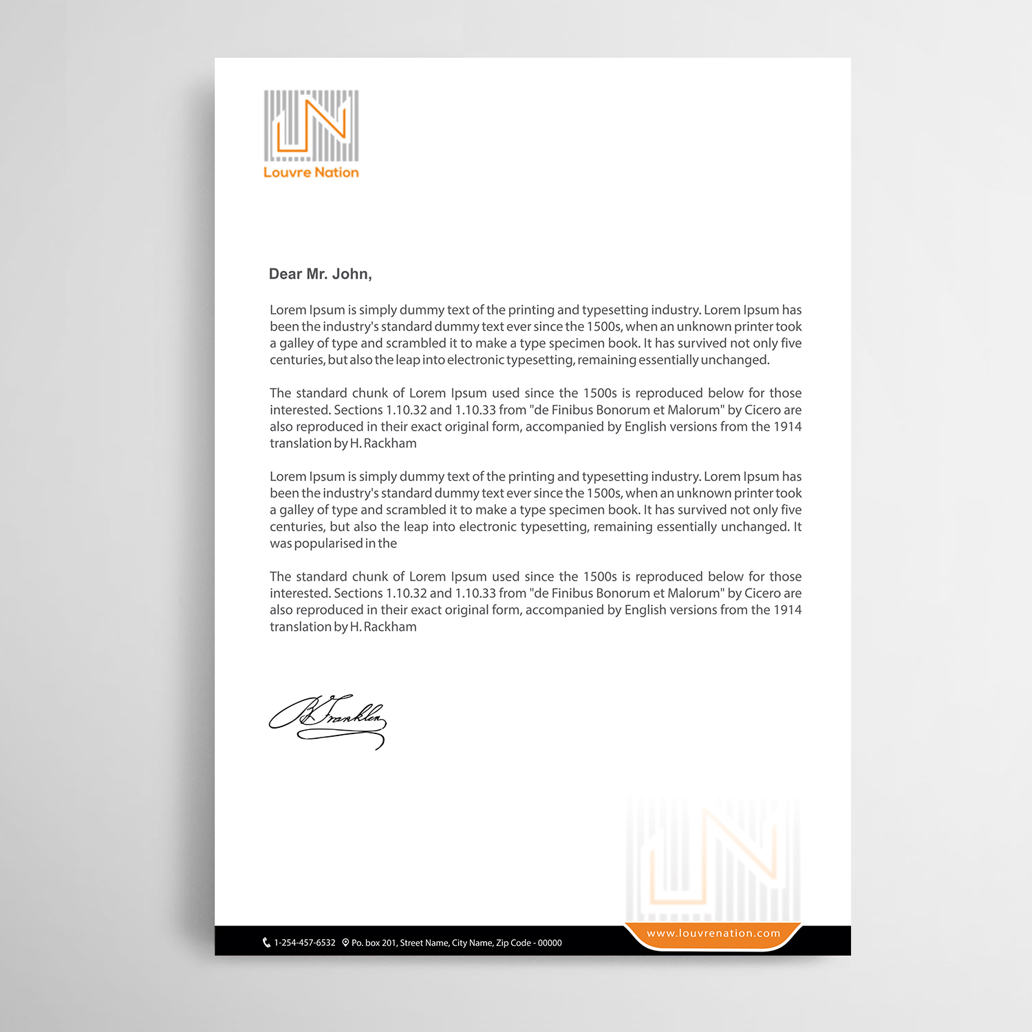 Letterhead Design by Infinitive Technology for this project | Design #21550915