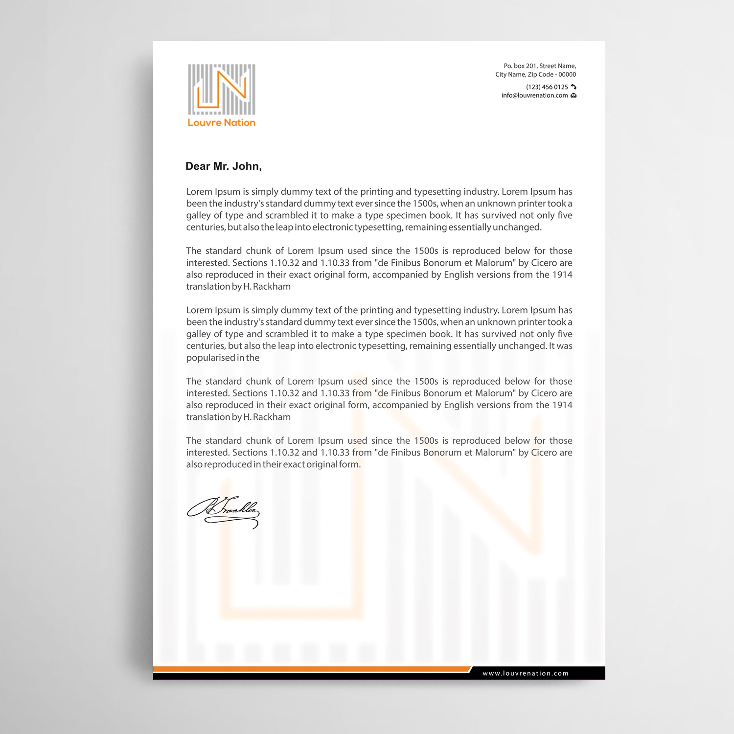 Briefkopf-Design von Infinitive Technology für dieses Projekt | Design #21550916