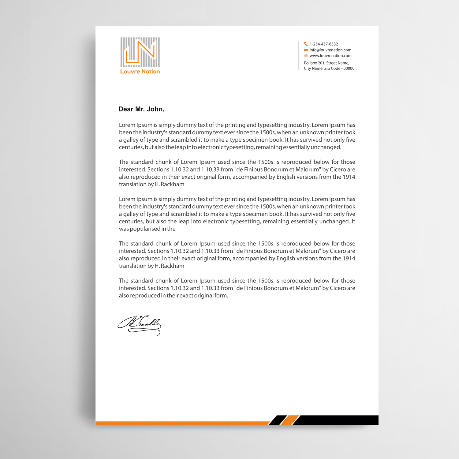 Letterhead Design by Infinitive Technology for this project | Design #21550919
