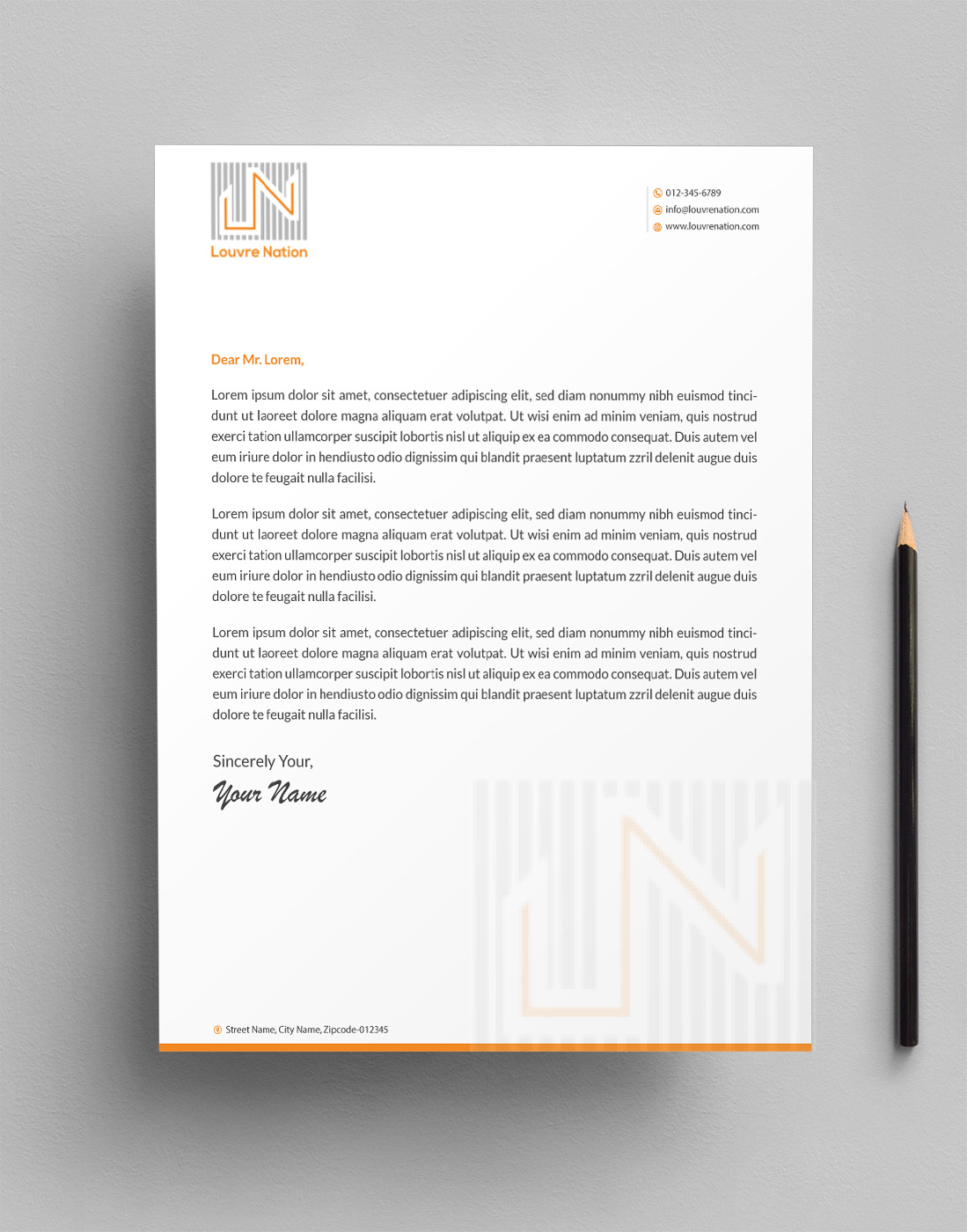Letterhead Design by Infinitive Technology for this project | Design #21550924