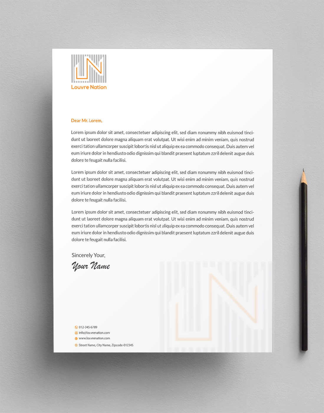 Letterhead Design by Infinitive Technology for this project | Design #21550926