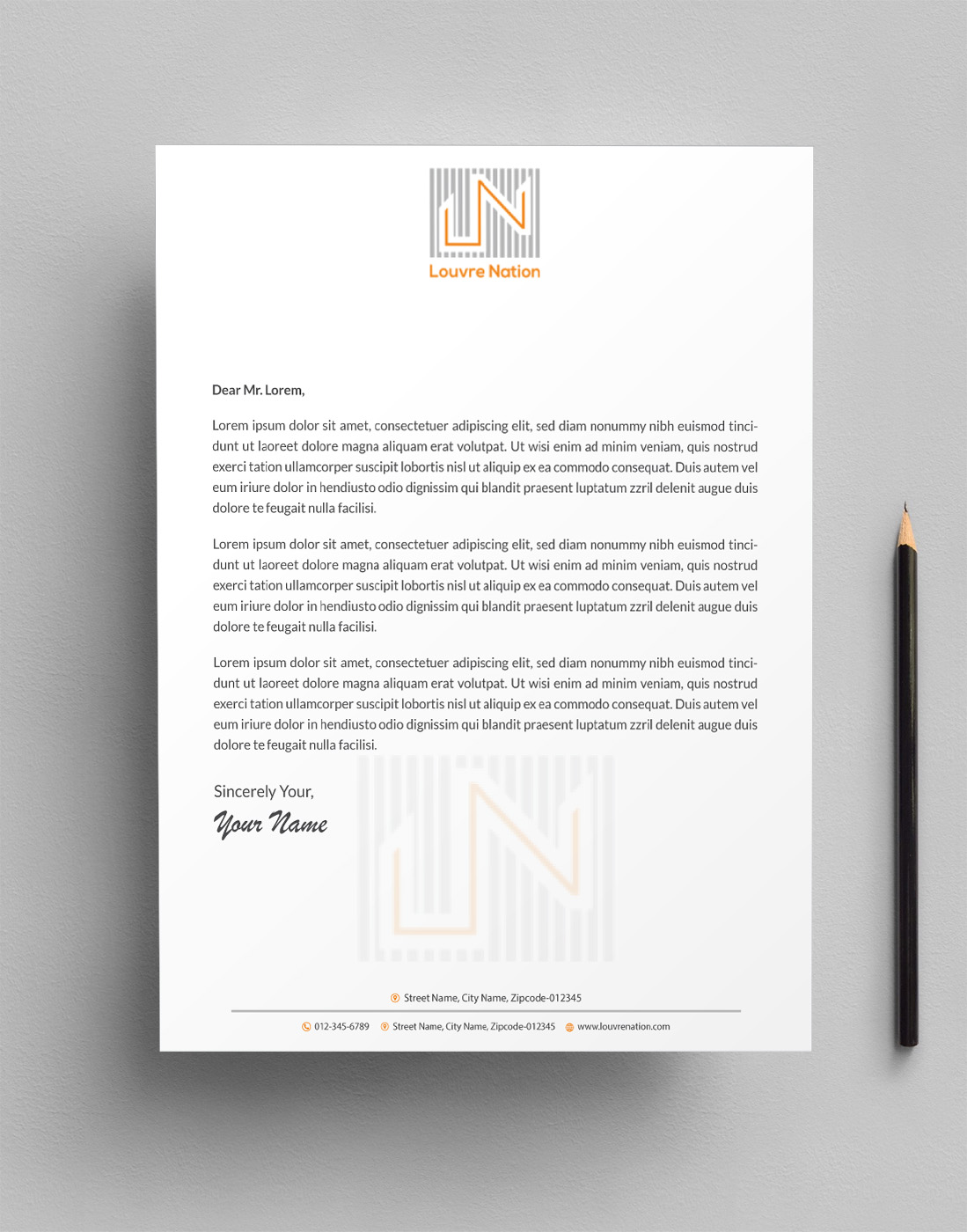 Letterhead Design by Infinitive Technology for this project | Design #21550928