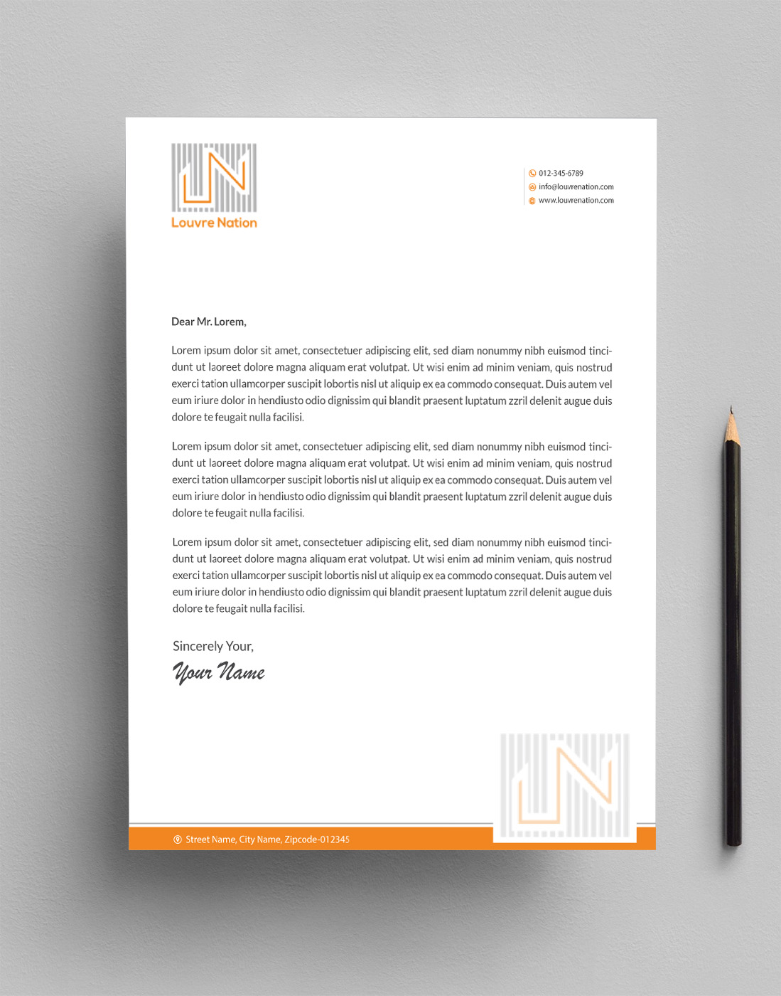 Letterhead Design by Infinitive Technology for this project | Design #21550930