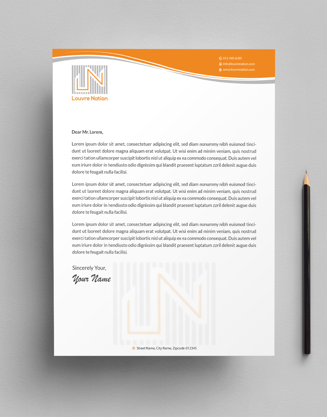 Letterhead Design by Infinitive Technology for this project | Design #21550932