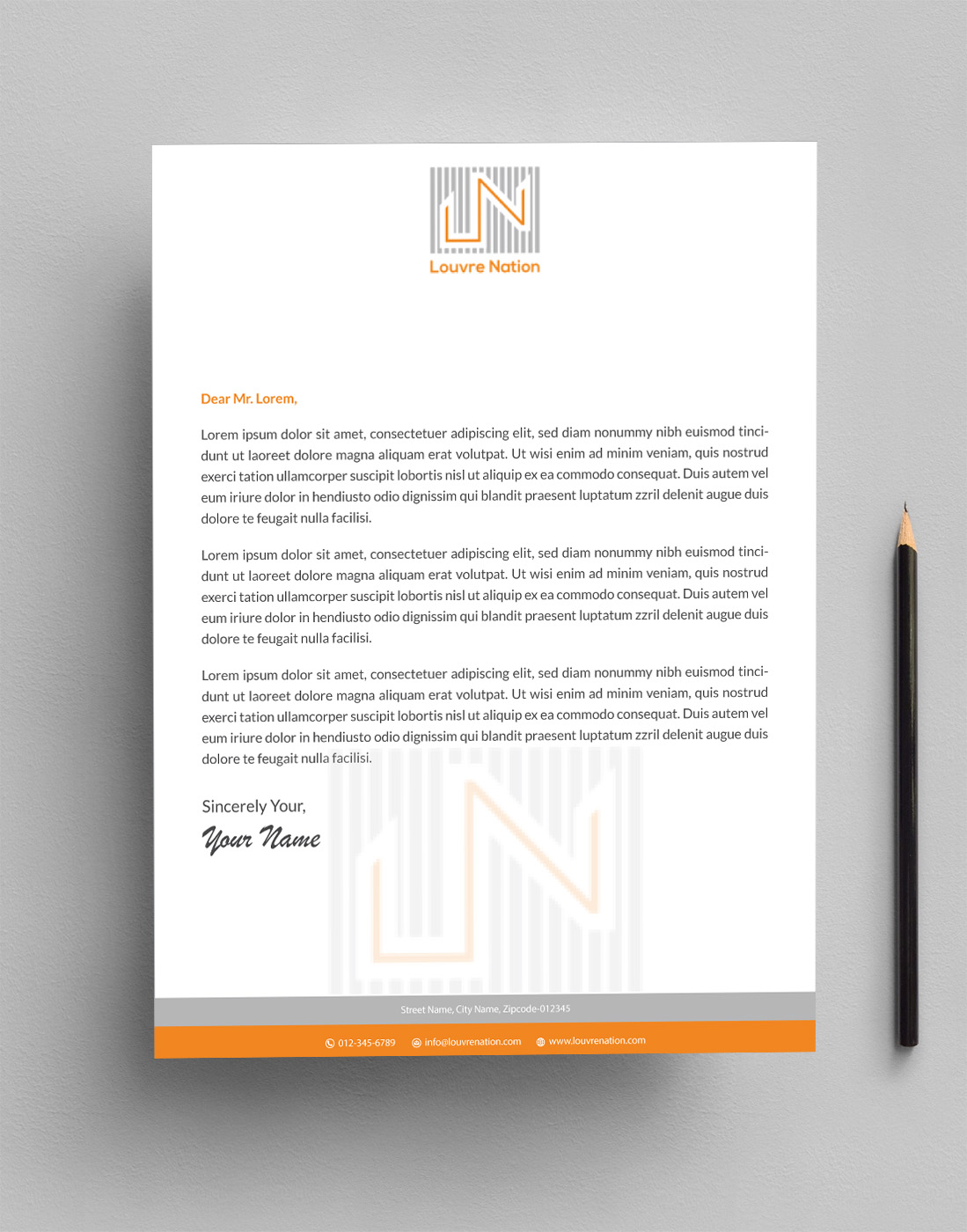 Letterhead Design by Infinitive Technology for this project | Design #21551023