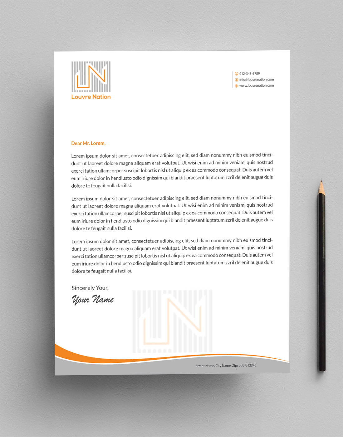 Letterhead Design by Infinitive Technology for this project | Design #21551087