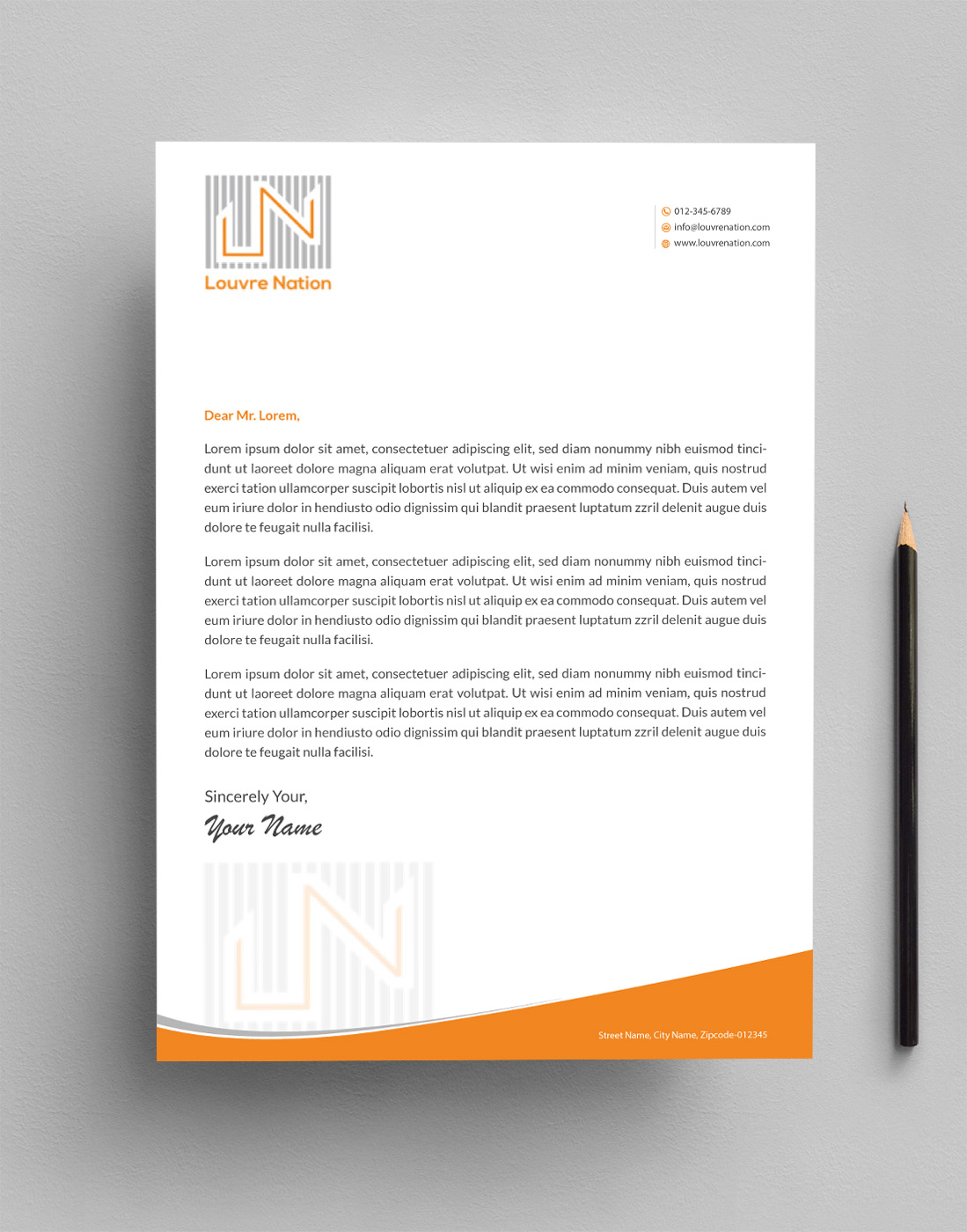 Letterhead Design by Infinitive Technology for this project | Design #21551089