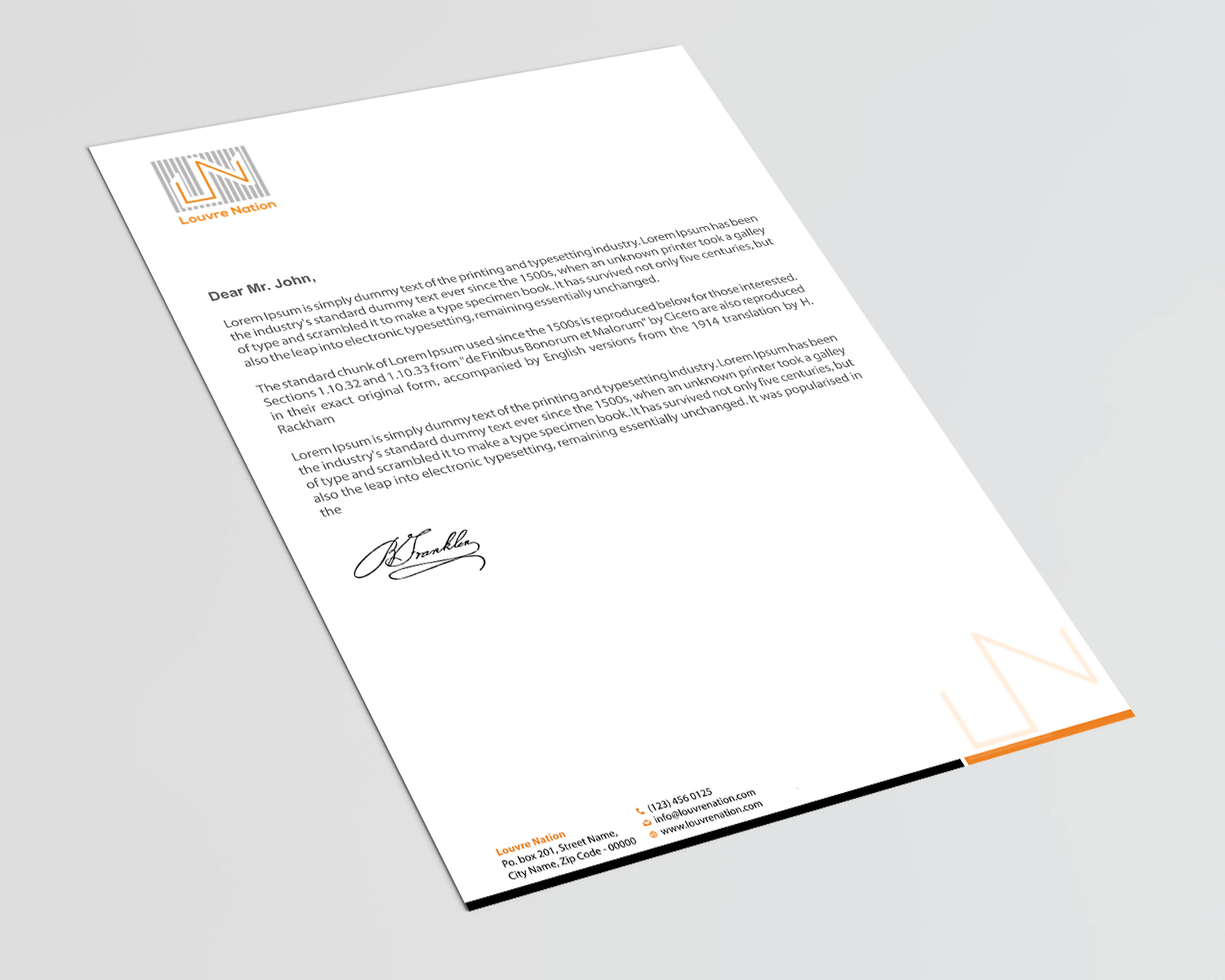 Briefkopf-Design von Infinitive Technology für dieses Projekt | Design #21551172