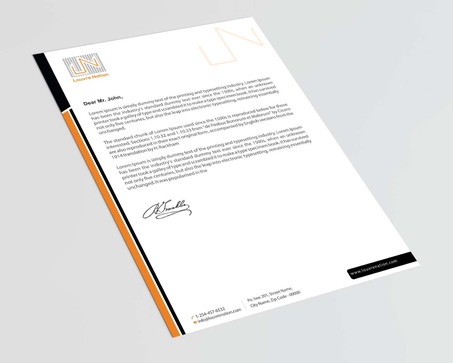 Briefkopf-Design von Infinitive Technology für dieses Projekt | Design #21551173