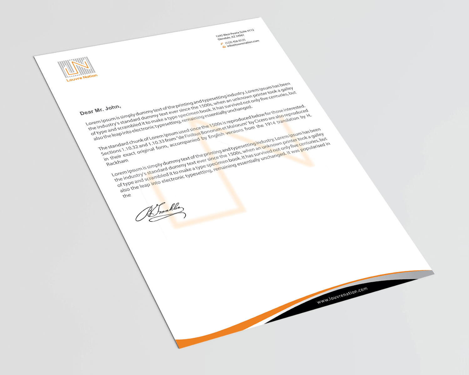 Briefkopf-Design von Infinitive Technology für dieses Projekt | Design #21551174