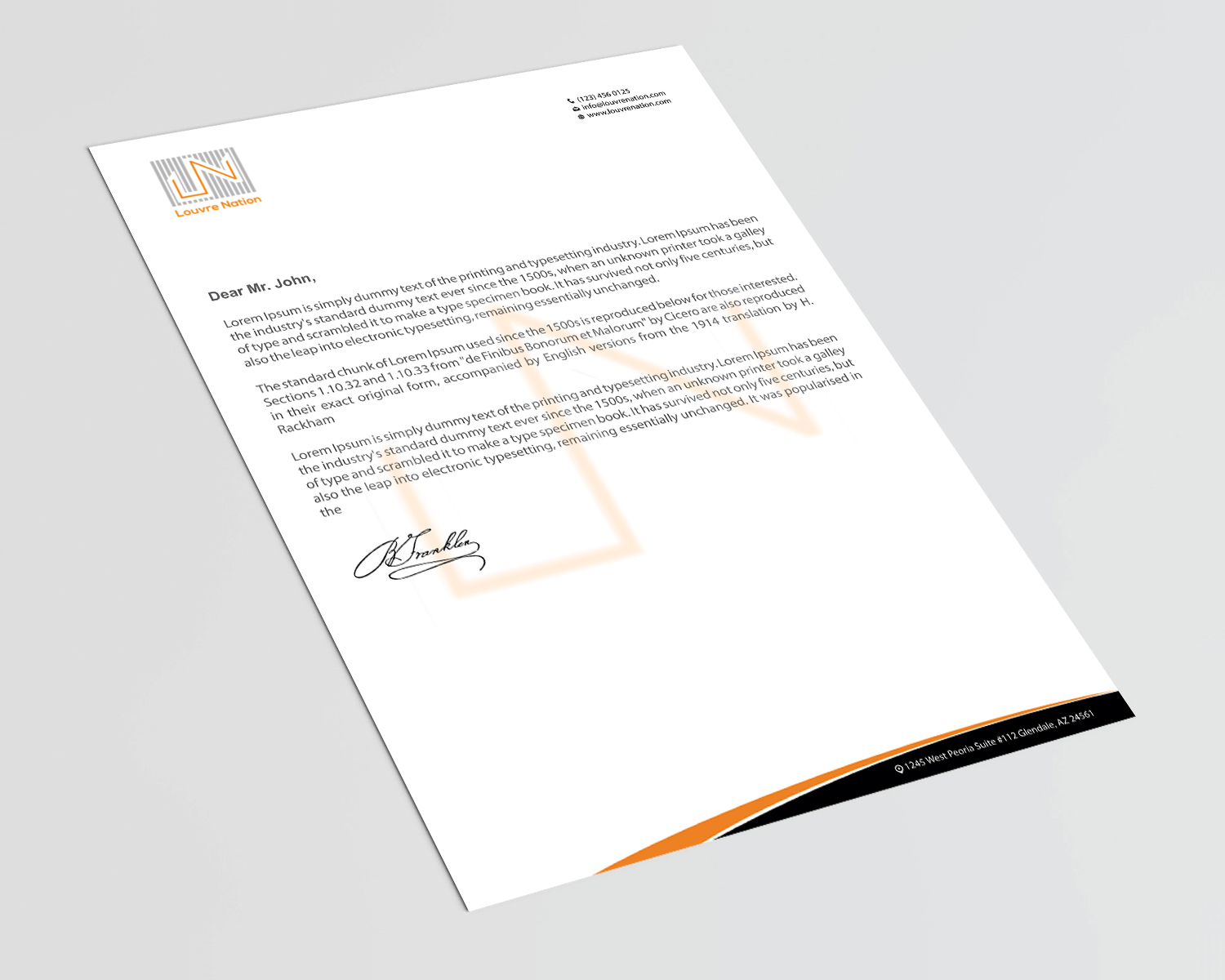 Briefkopf-Design von Infinitive Technology für dieses Projekt | Design #21551176