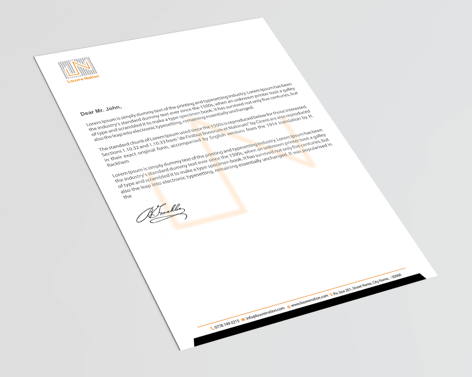 Briefkopf-Design von Infinitive Technology für dieses Projekt | Design #21551179