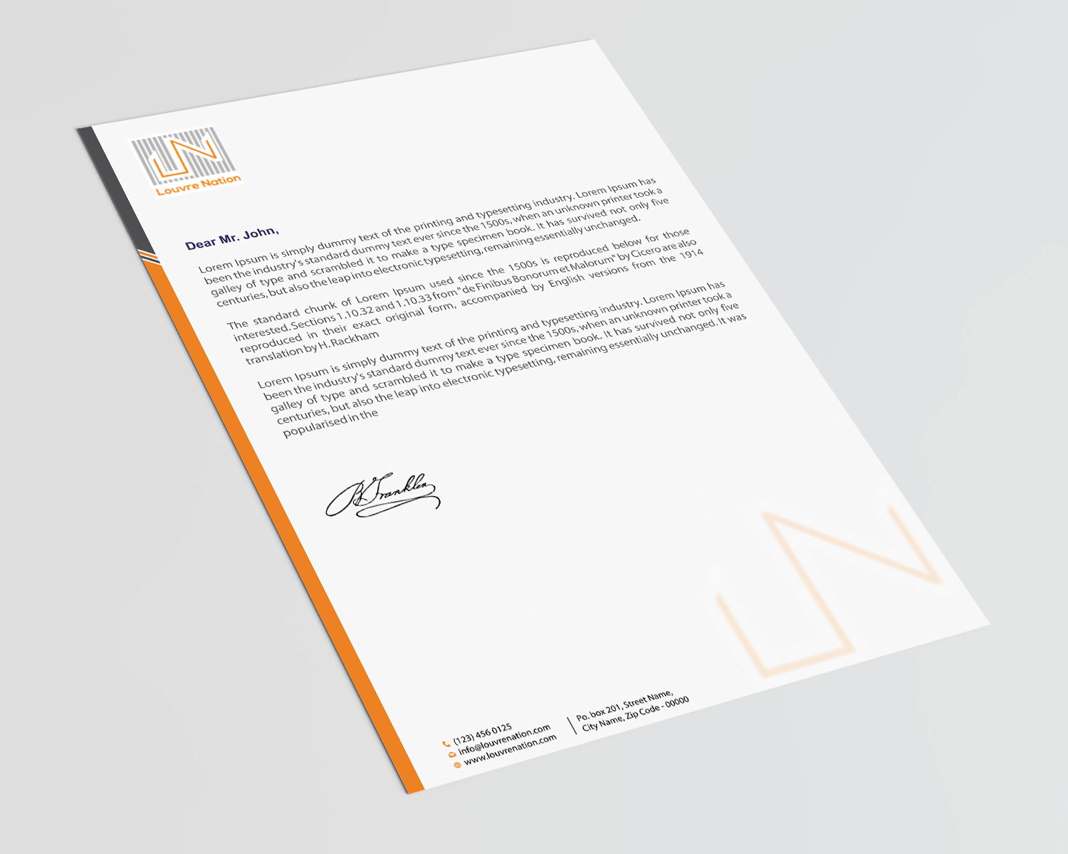 Briefkopf-Design von Infinitive Technology für dieses Projekt | Design #21551182