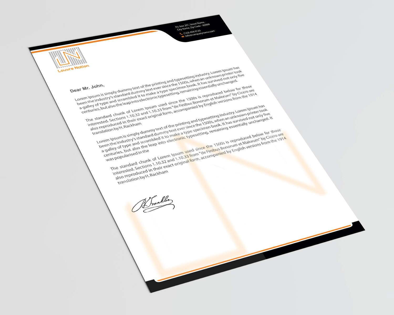 Briefkopf-Design von Infinitive Technology für dieses Projekt | Design #21551183