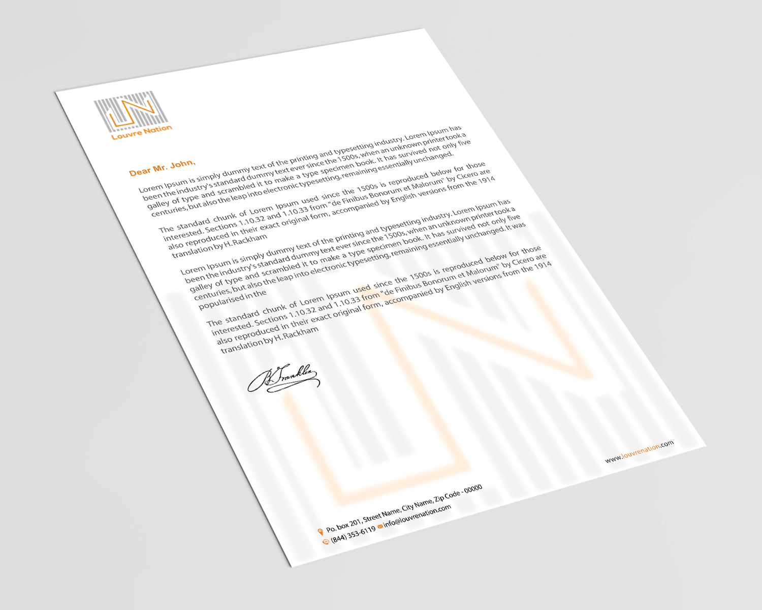 Briefkopf-Design von Infinitive Technology für dieses Projekt | Design #21551185