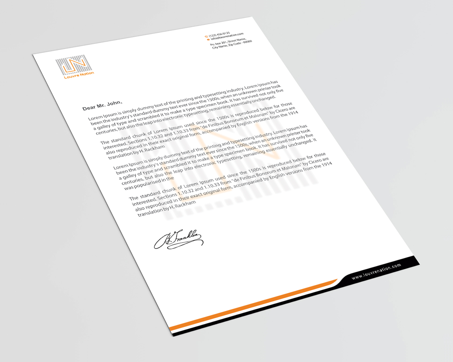Briefkopf-Design von Infinitive Technology für dieses Projekt | Design #21551554