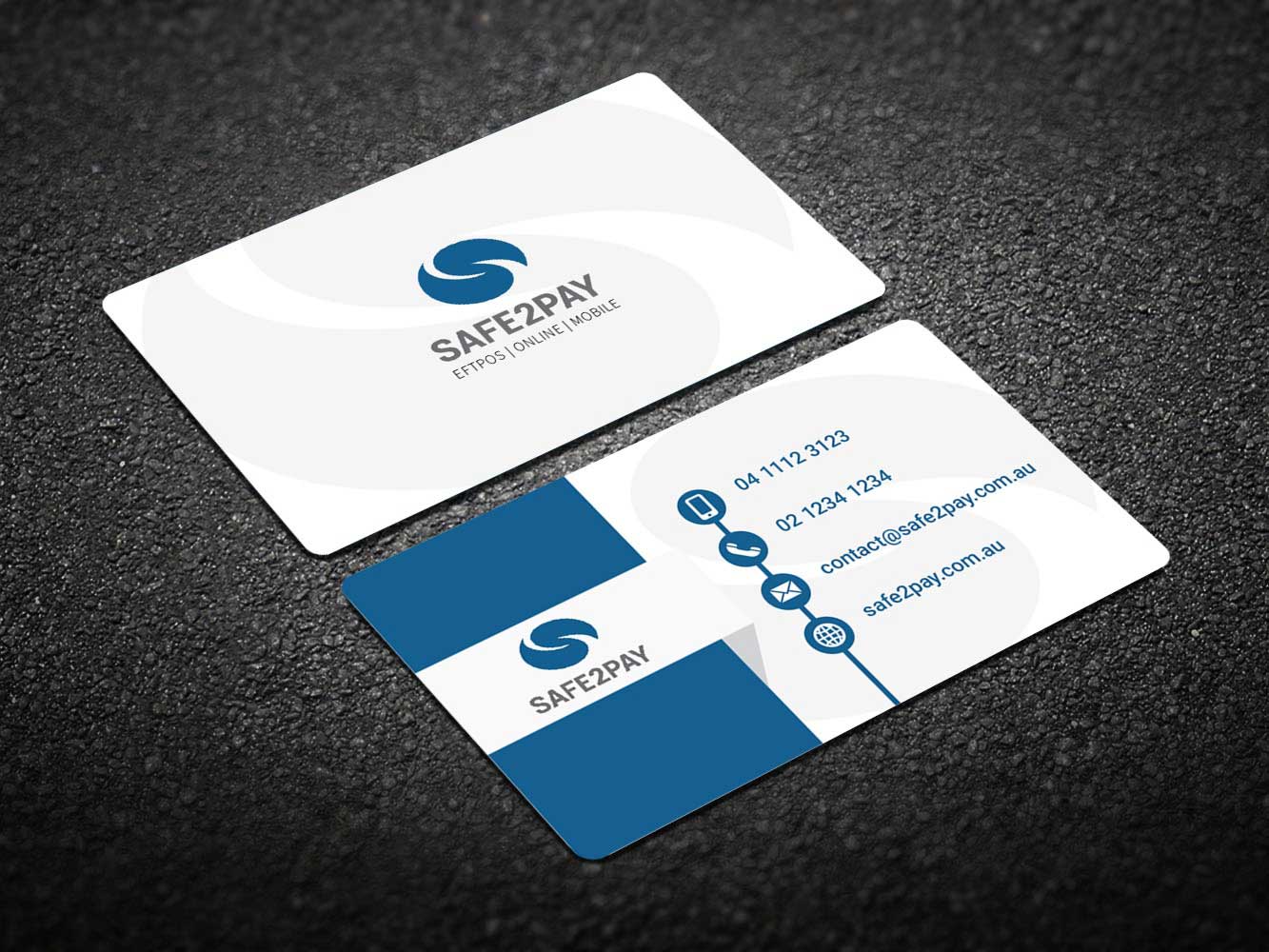 Business Card Design by JayaCreator for Safe2Pay | Design #21549864
