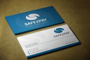 Business Card Design by Riz' for Safe2Pay | Design: #21597948