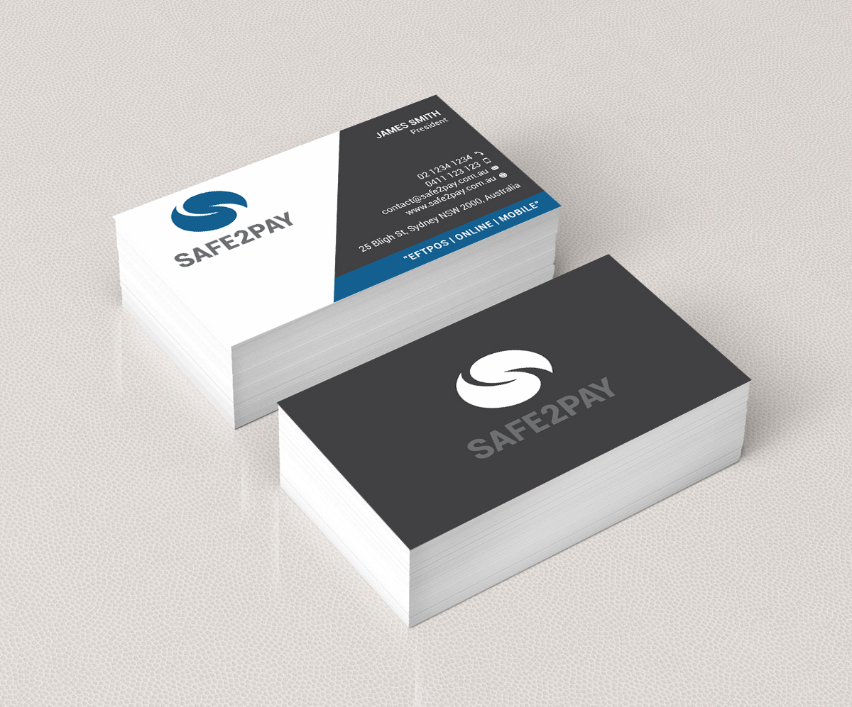 Business Card Design by Infinitive Technology for Safe2Pay | Design #21549387