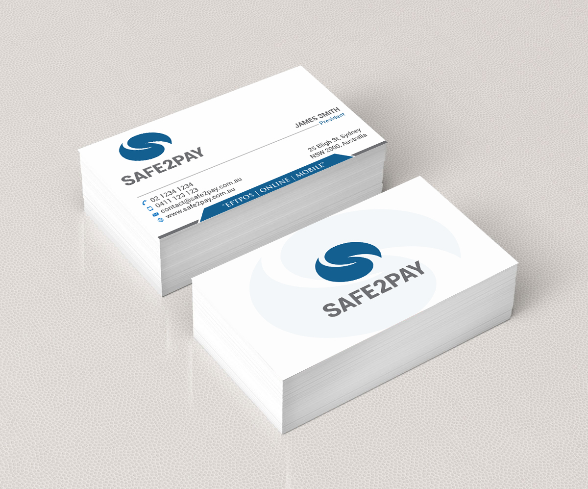 Business Card Design by Infinitive Technology for Safe2Pay | Design #21549388