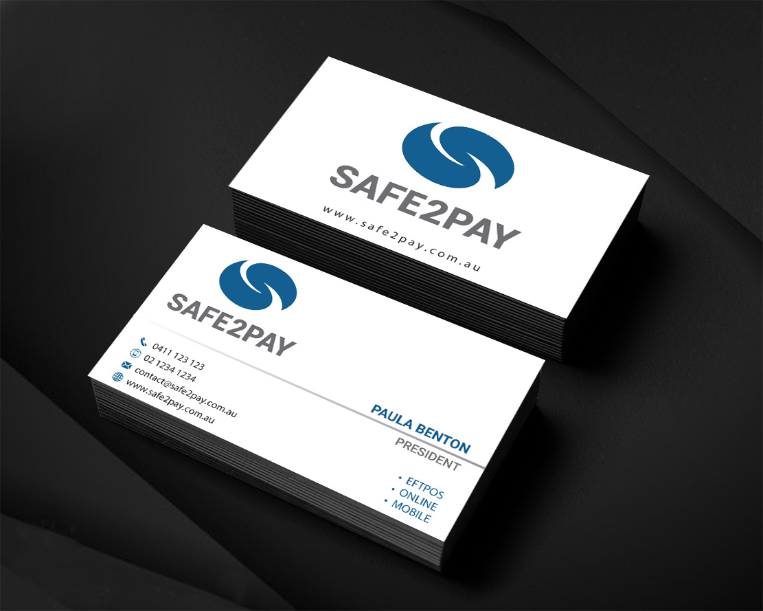 Business Card Design by Infinitive Technology for Safe2Pay | Design #21549566