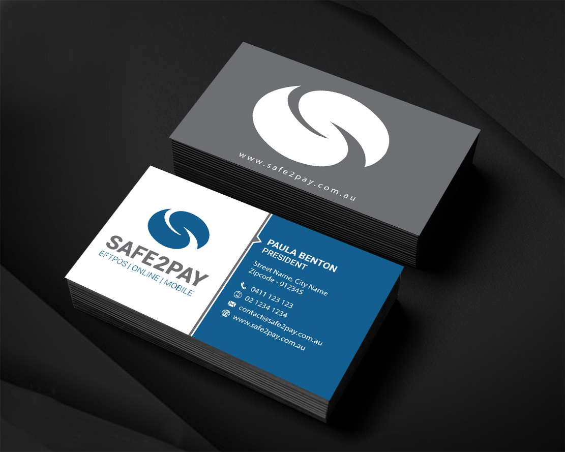 Business Card Design by Infinitive Technology for Safe2Pay | Design #21549572