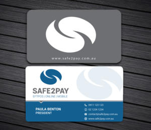Visitenkarten-Design von Infinitive Technology für Safe2Pay | Design: #21550470