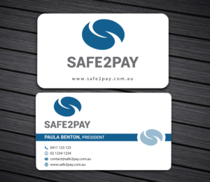 Visitenkarten-Design von Infinitive Technology für Safe2Pay | Design: #21550479