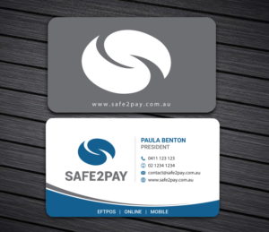 Visitenkarten-Design von Infinitive Technology für Safe2Pay | Design: #21550480