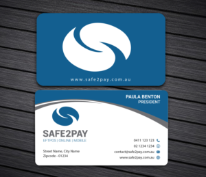 Visitenkarten-Design von Infinitive Technology für Safe2Pay | Design: #21550483