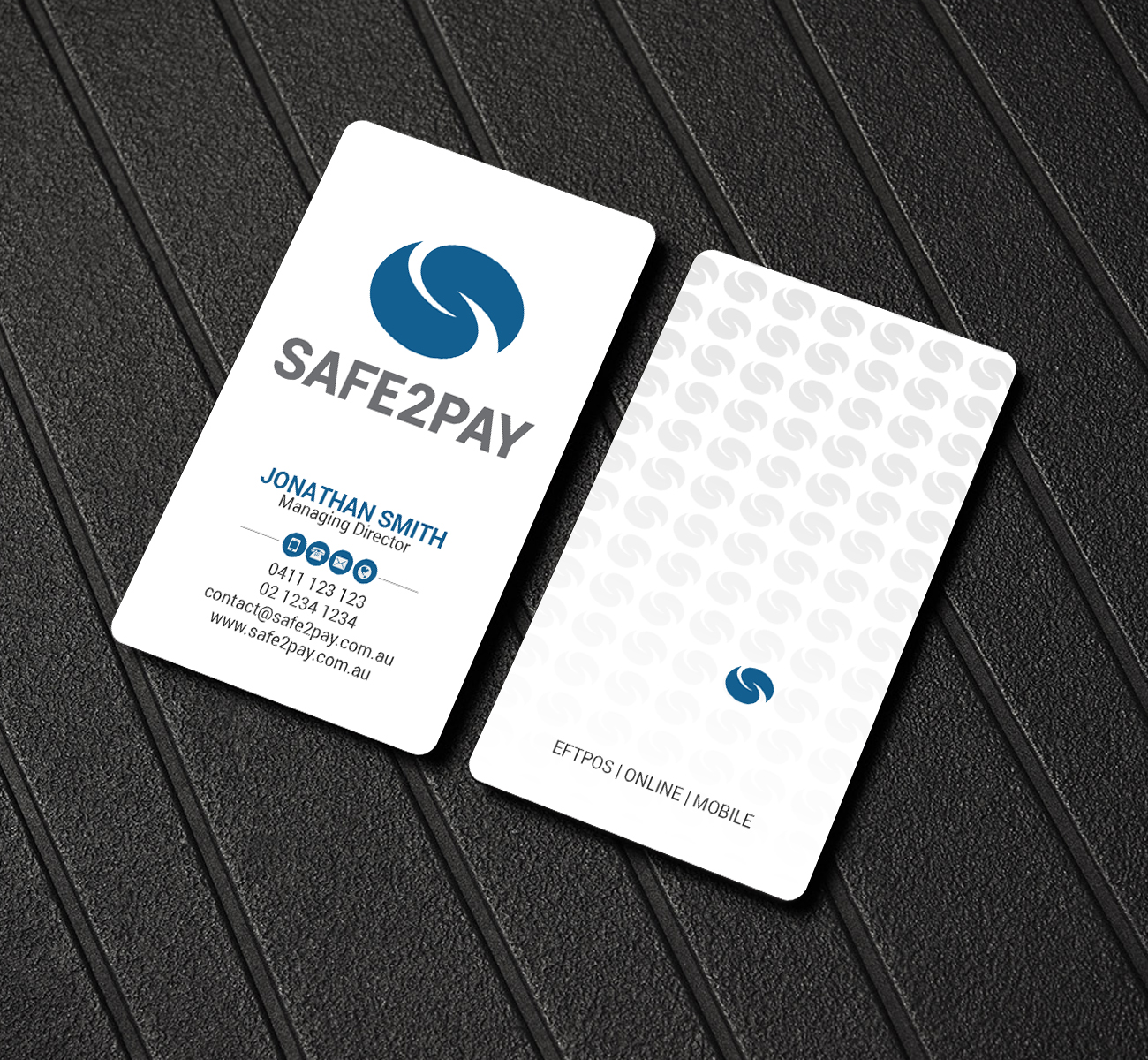 Design de Carte de Visite par Creations Box 2015 pour Safe2Pay | Design #21560252