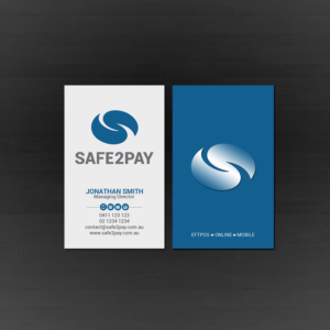 Business Card Design by Creations Box 2015 for Safe2Pay | Design: #21560272
