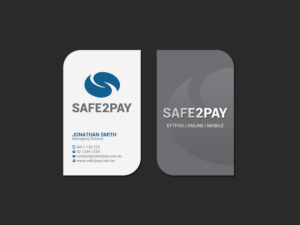 Business Card Design by Creations Box 2015 for Safe2Pay | Design: #21560285