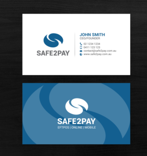 Business Card Design by chandrayaan.creative for Safe2Pay | Design: #21557440