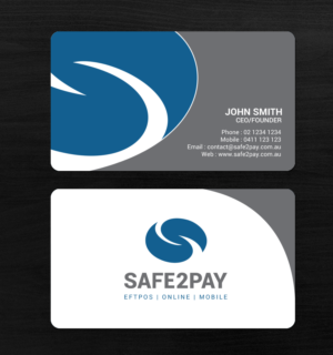 Business Card Design by chandrayaan.creative for Safe2Pay | Design: #21558774
