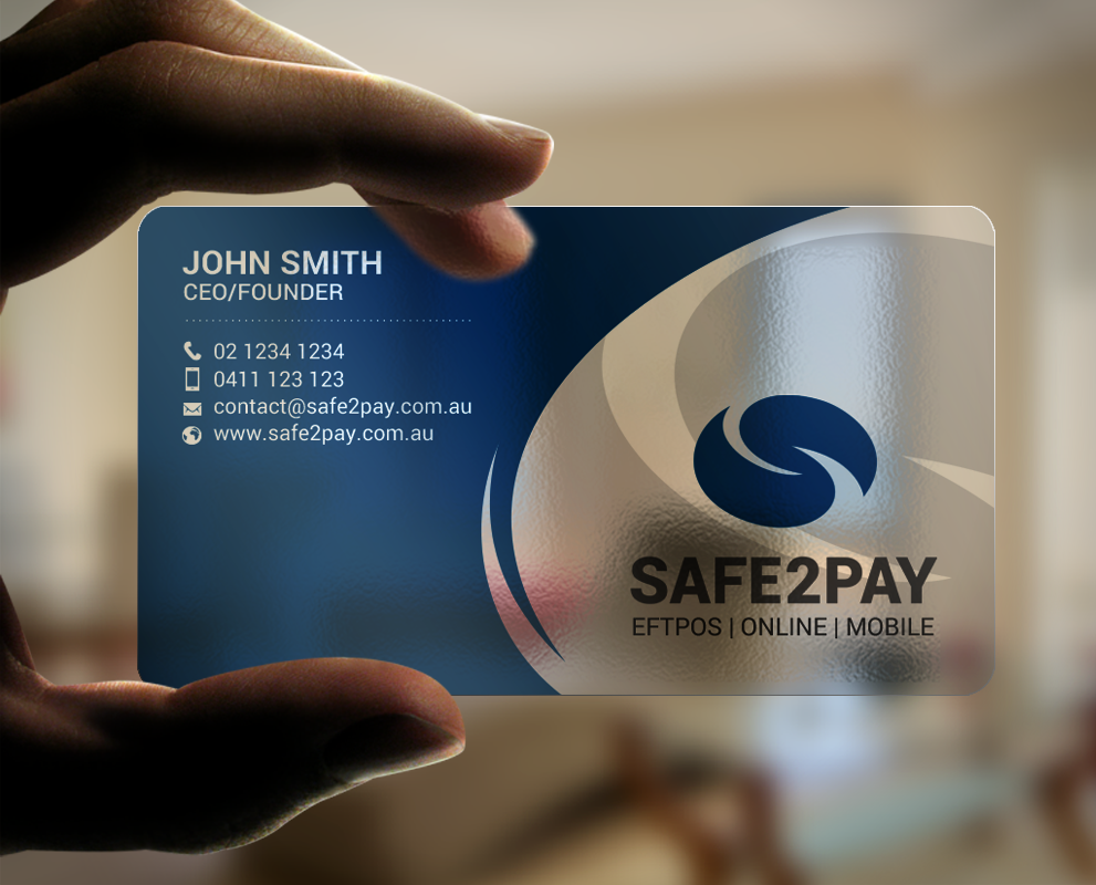Business Card Design by chandrayaan.creative for Safe2Pay | Design #21558775
