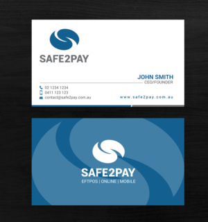 Business Card Design by chandrayaan.creative for Safe2Pay | Design: #21559328