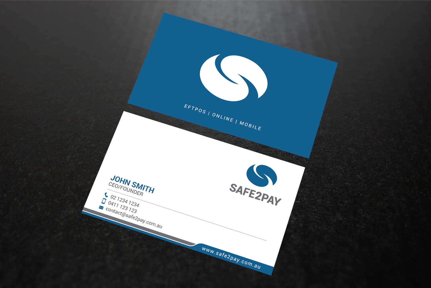 Business Card Design by chandrayaan.creative for Safe2Pay | Design #21560697