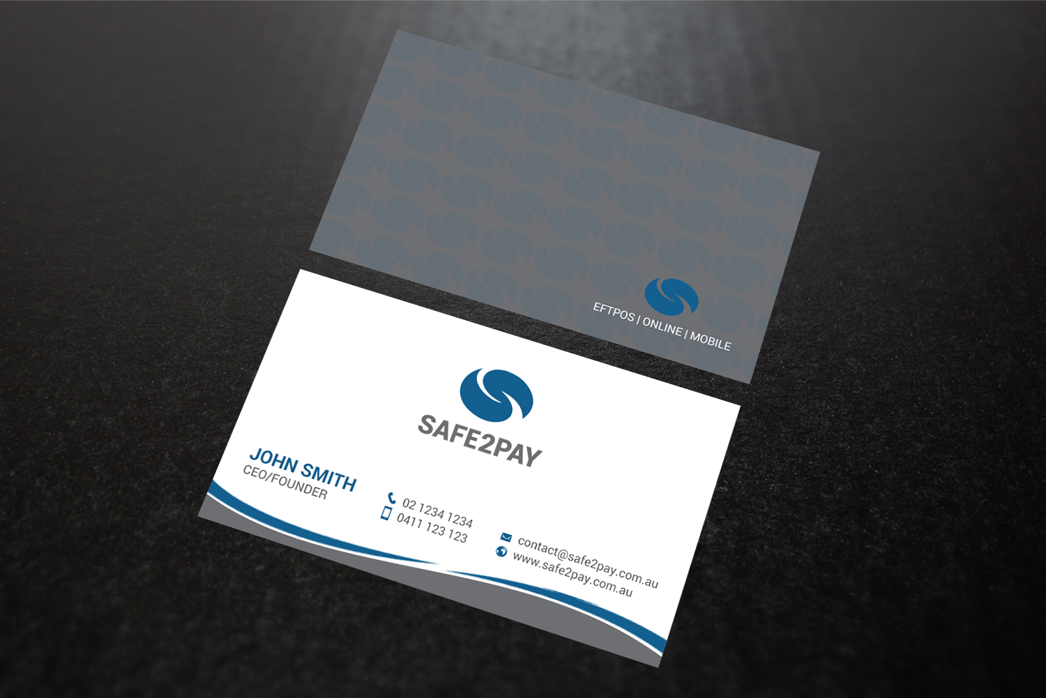 Business Card Design by chandrayaan.creative for Safe2Pay | Design #21560698
