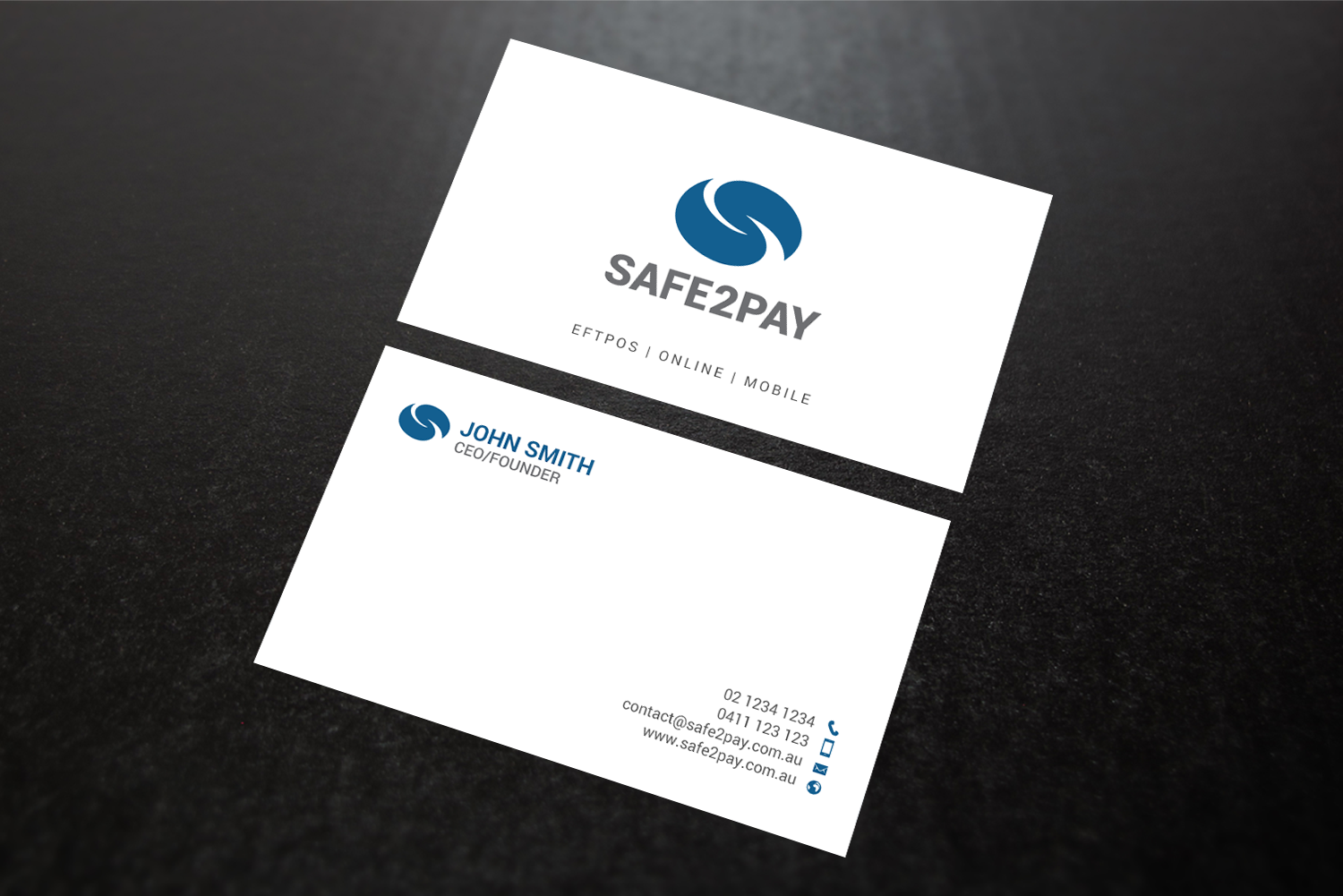 Business Card Design by chandrayaan.creative for Safe2Pay | Design #21560703